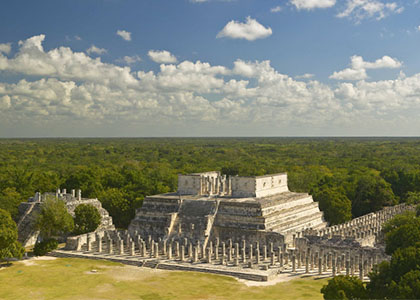 chichen itza sunrise