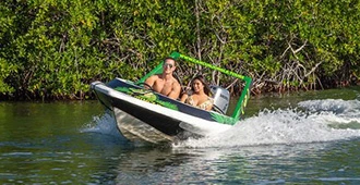 Express Jungle Speedboat Adventure in Cancun