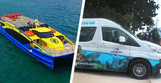 Ultramar Ferry to Isla Mujeres with Transportation